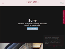Tablet Screenshot of huntsmansavilerow.com